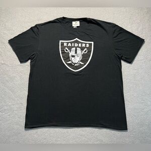 Fanatics Oakland Raiders #28 Josh Jacobs Black T-Shirt Men’s XL